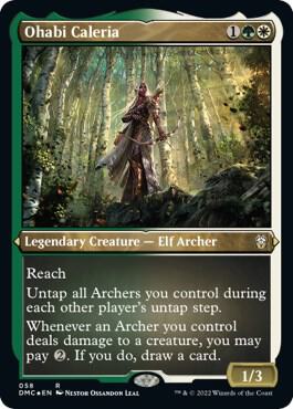 Ohabi Caleria Foil Etched 58 (Commander: Dominaria United)  - Foil | Good Games Adelaide SA