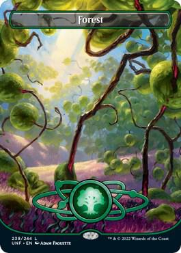 Forest 239 Borderless 239 (Unfinity)  - Foil | Good Games Adelaide SA