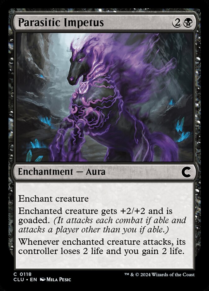 Parasitic Impetus 118 (Ravnica: Clue Edition)  | Good Games Adelaide SA