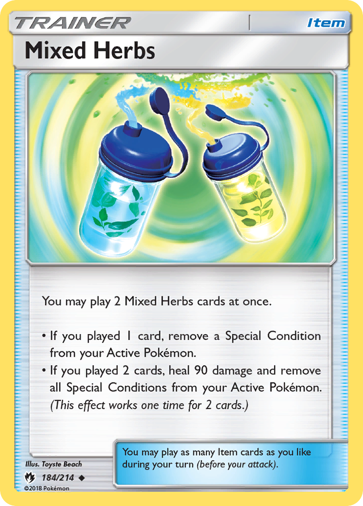 Mixed Herbs (184/214) [Sun & Moon: Lost Thunder] | Good Games Adelaide SA