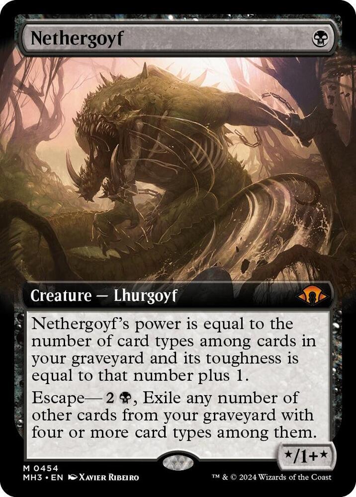 Nethergoyf 454 (Modern Horizons 3)  - Foil | Good Games Adelaide SA