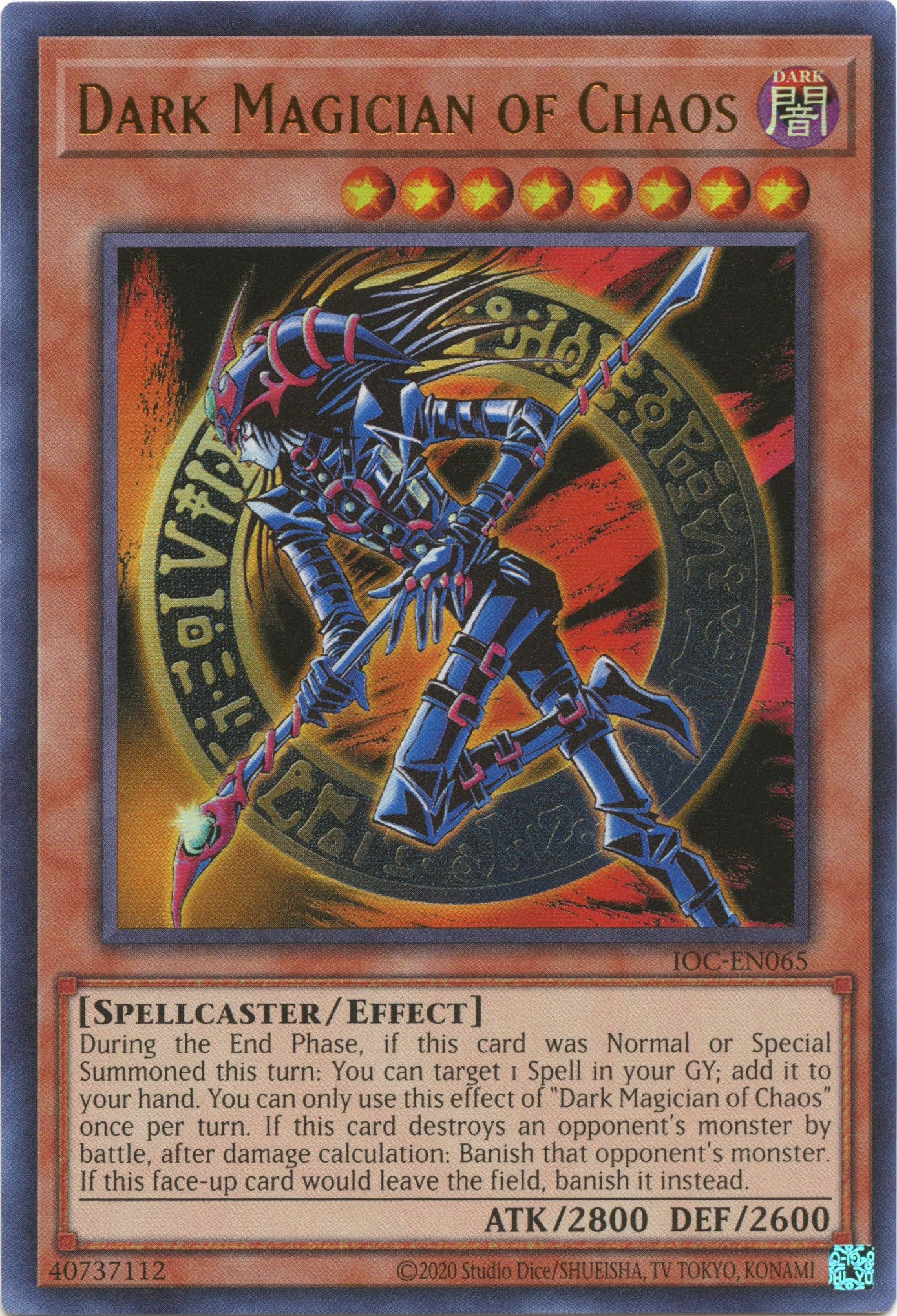 Dark Magician of Chaos (25th Anniversary) [IOC-EN065] Ultra Rare | Good Games Adelaide SA