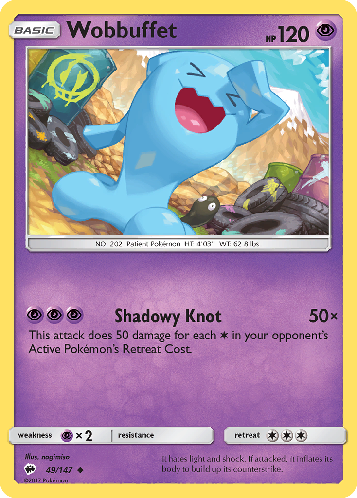 Wobbuffet (49/147) [Sun & Moon: Burning Shadows] | Good Games Adelaide SA