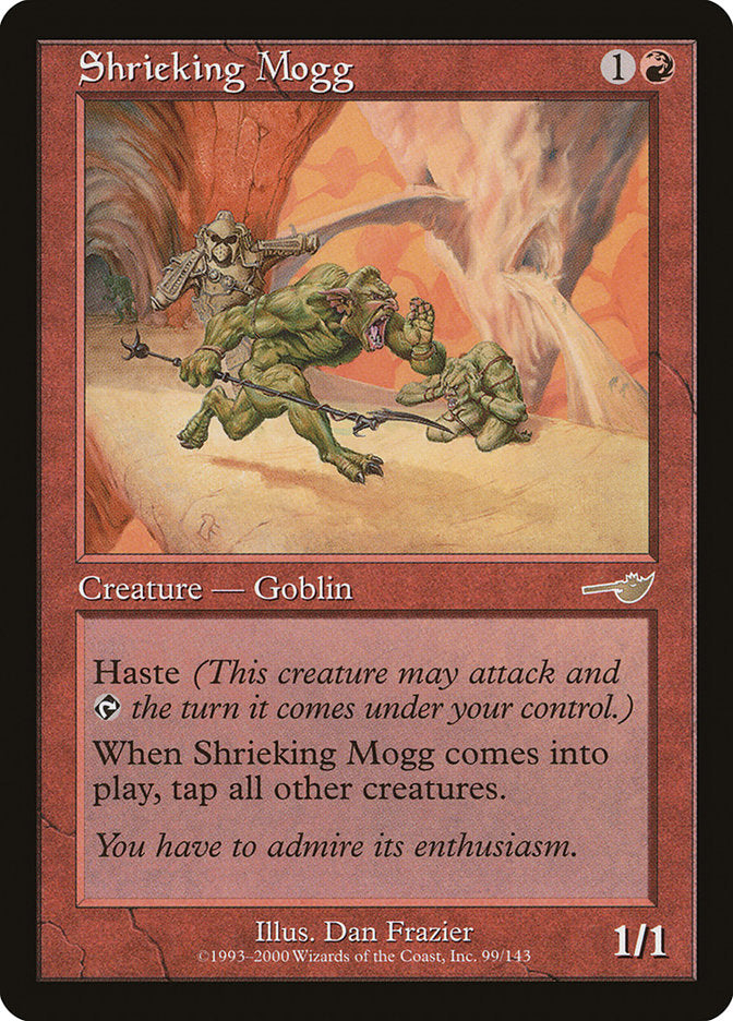 Shrieking Mogg 99 (Nemesis)  - Foil | Good Games Adelaide SA
