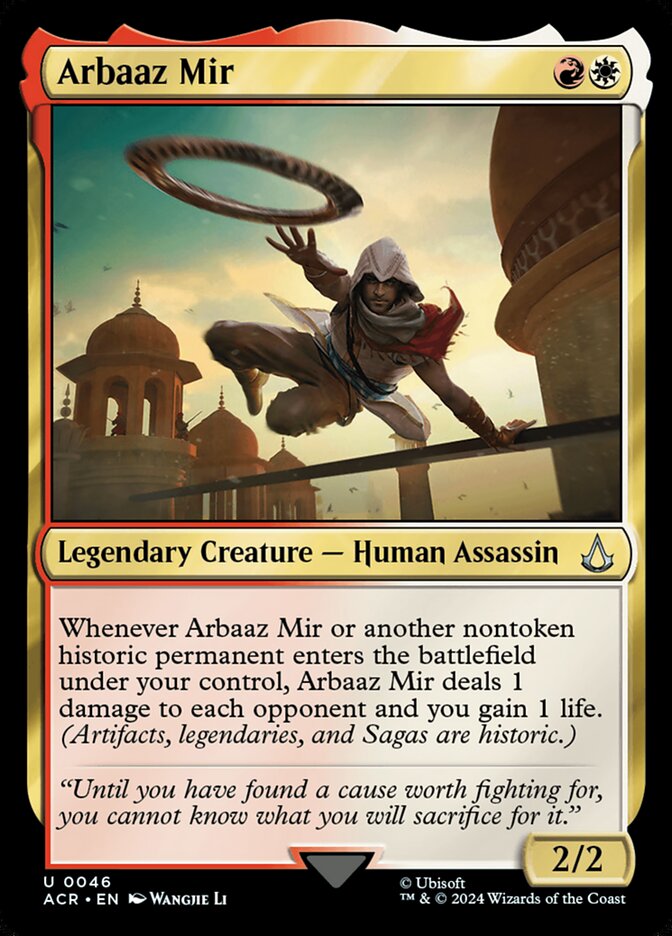 Arbaaz Mir 46 (Universes Beyond: Assassin's Creed)  - Foil | Good Games Adelaide SA
