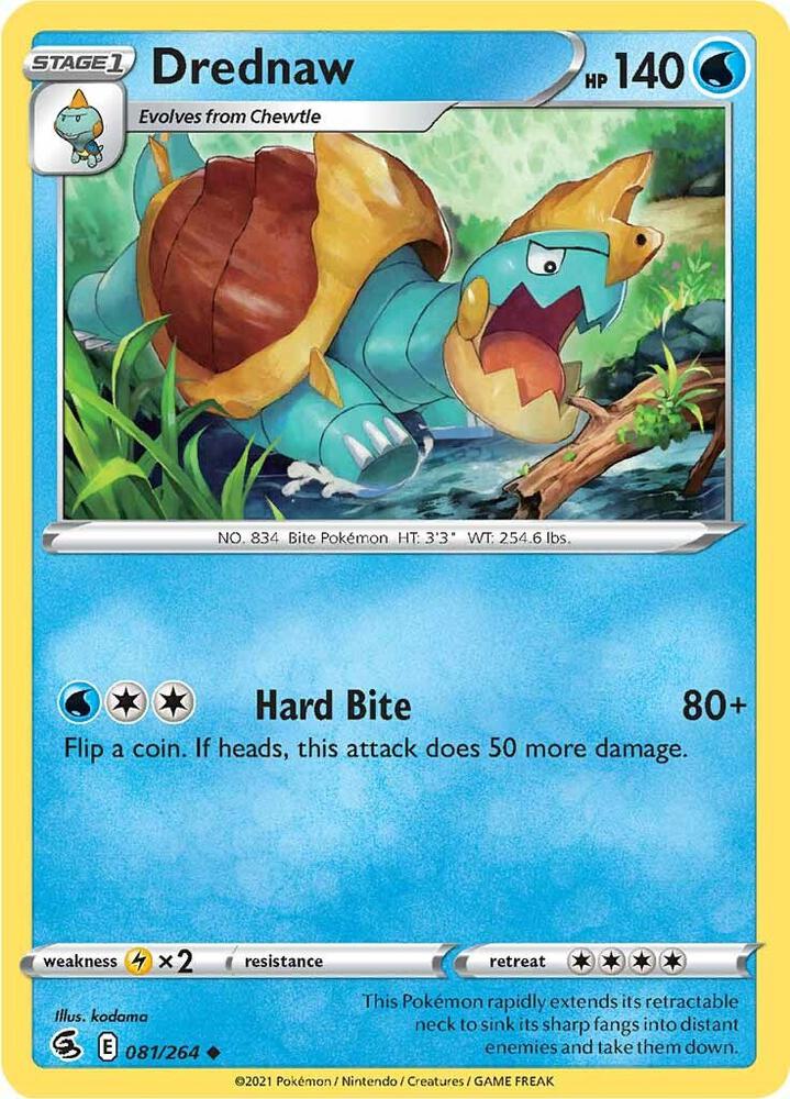 Drednaw 081/264 (SWSH08: Fusion Strike)  | Good Games Adelaide SA