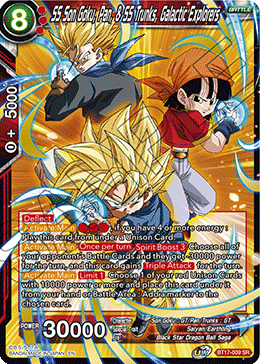 SS Son Goku, Pan, & SS Trunks, Galactic Explorers (BT17-009) [Ultimate Squad] | Good Games Adelaide SA
