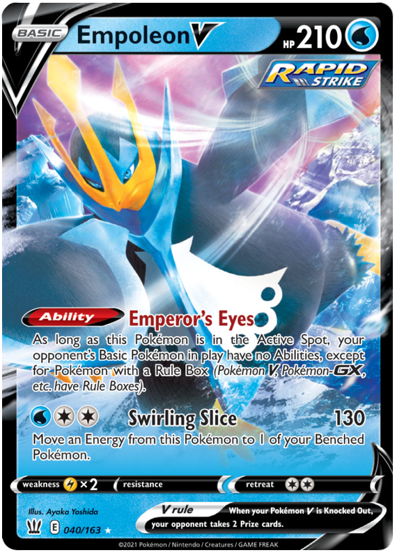 Empoleon V (040/163) [Sword & Shield: Battle Styles] | Good Games Adelaide SA