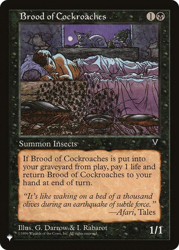 Brood of Cockroaches  (The List Reprints)  | Good Games Adelaide SA