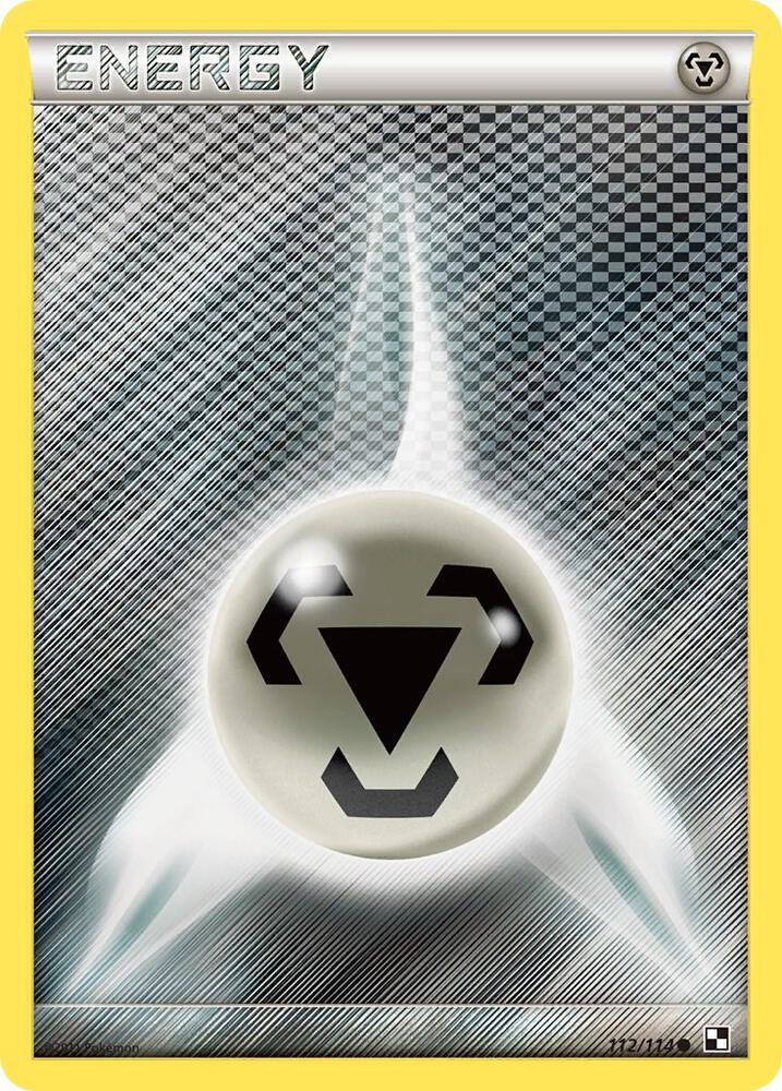 Metal Energy Basic 112/114 (Black and White)  - Reverse Holofoil | Good Games Adelaide SA