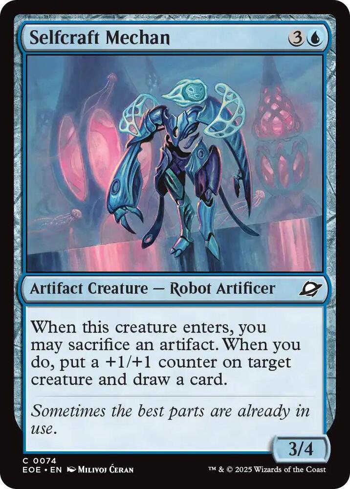 Selfcraft Mechan 74 (Edge of Eternities)  - Foil | Good Games Adelaide SA