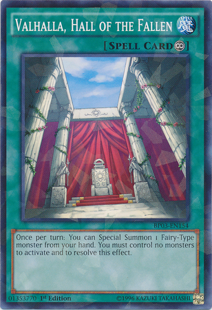 Valhalla, Hall of the Fallen [BP03-EN154] Shatterfoil Rare | Good Games Adelaide SA