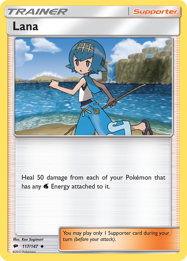 Lana (117/147) [Sun & Moon: Burning Shadows] | Good Games Adelaide SA