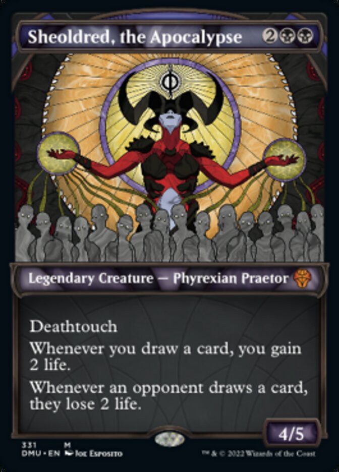 Sheoldred, the Apocalypse (Showcase Textured) [Dominaria United] | Good Games Adelaide SA