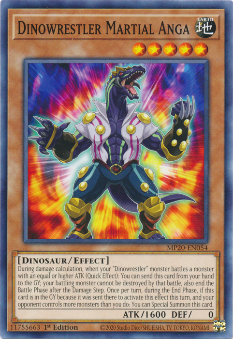 Dinowrestler Martial Anga [MP20-EN054] Common | Good Games Adelaide SA