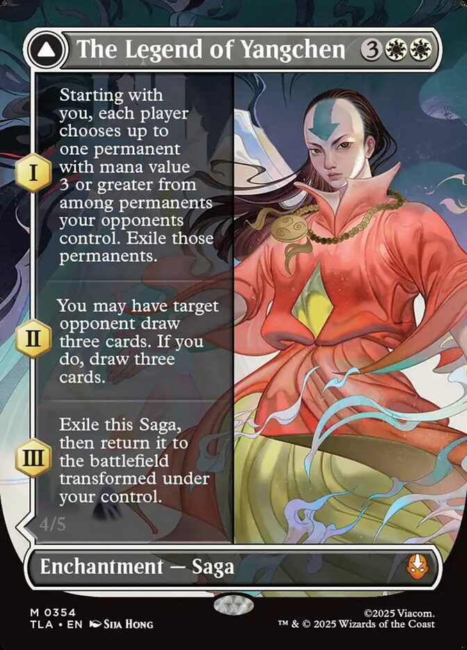 The Legend of Yangchen // Avatar Yangchen  354/286 (Avatar: The Last Airbender)  - Borderless | Good Games Adelaide SA