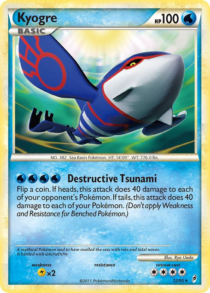 Kyogre 12/95 (Call of Legends)  - Holofoil | Good Games Adelaide SA