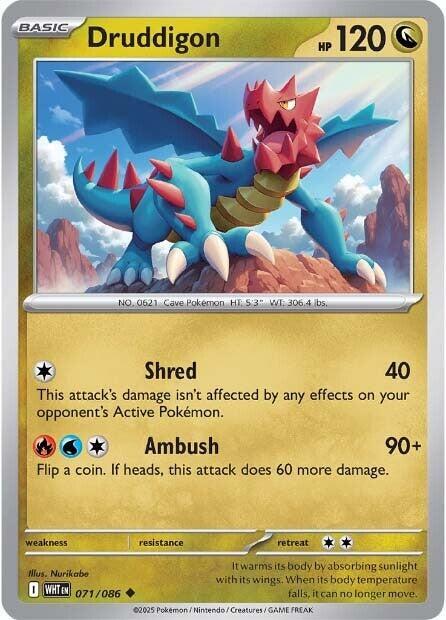 Druddigon 071/086 (SV: White Flare)  | Good Games Adelaide SA