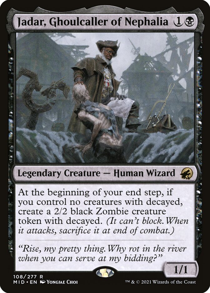 Jadar, Ghoulcaller of Nephalia 108 (Innistrad: Midnight Hunt)  - Foil | Good Games Adelaide SA