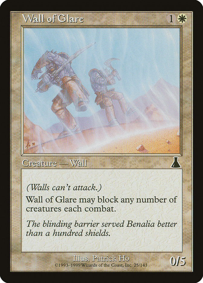 Wall of Glare 25 (Urza's Destiny)  | Good Games Adelaide SA