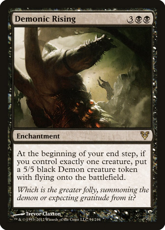 Demonic Rising 94 (Avacyn Restored)  - Foil | Good Games Adelaide SA