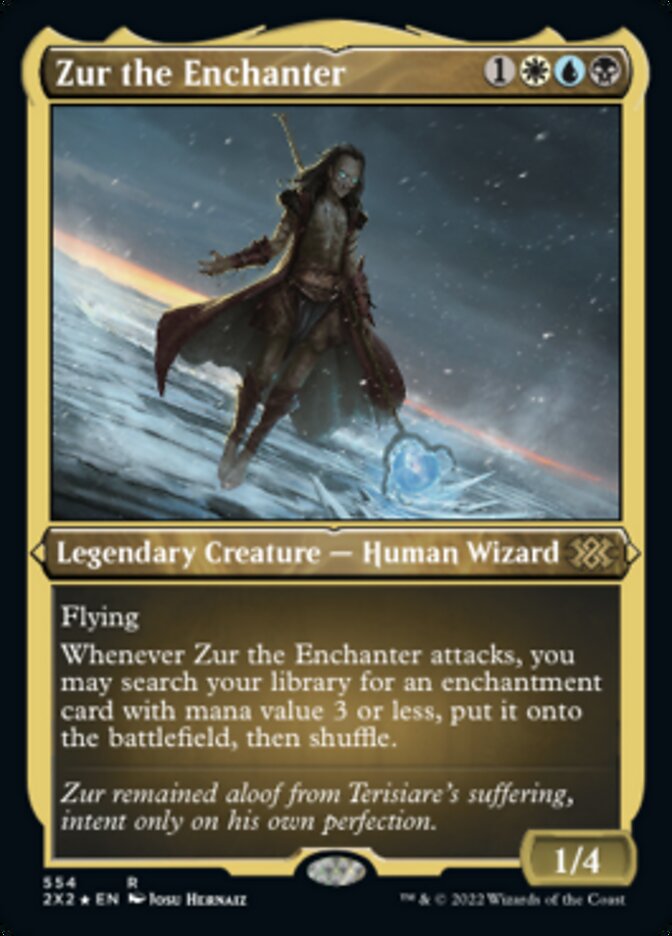 Zur the Enchanter (Foil Etched) [Double Masters 2022] | Good Games Adelaide SA