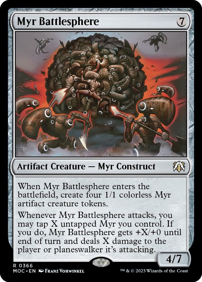 Myr Battlesphere 366 (Commander: March of the Machine)  | Good Games Adelaide SA