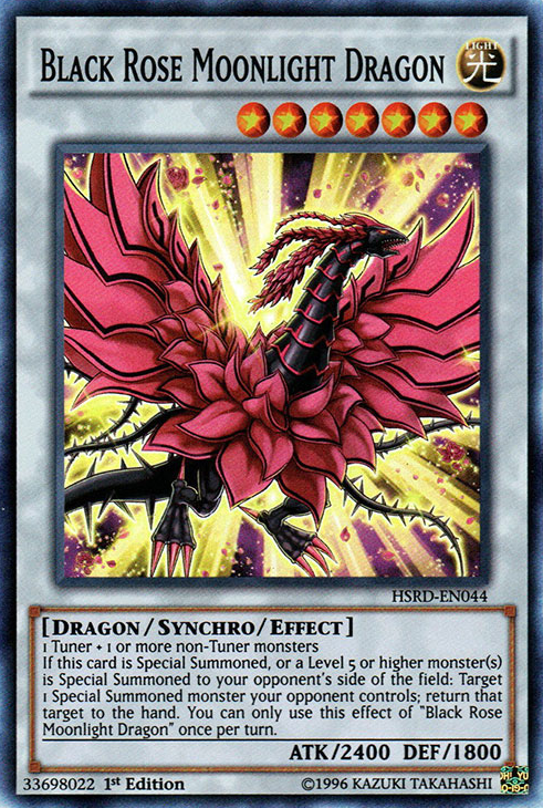 Black Rose Moonlight Dragon [HSRD-EN044] Super Rare | Good Games Adelaide SA