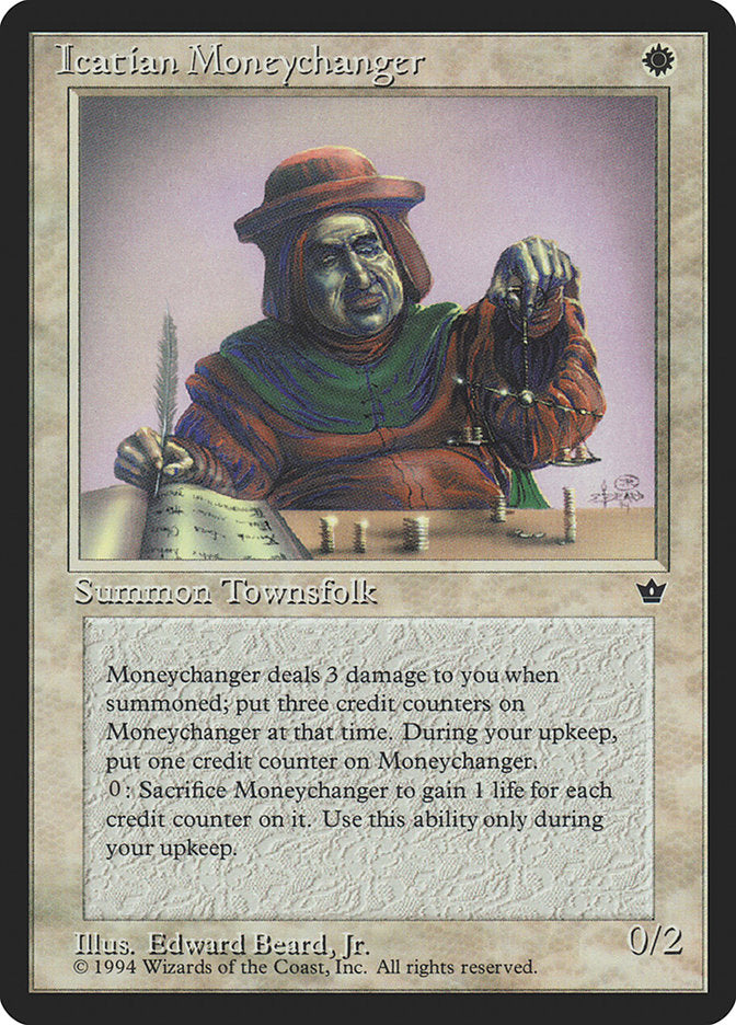 Icatian Moneychanger (Edward P. Beard, Jr.) [Fallen Empires] | Good Games Adelaide SA