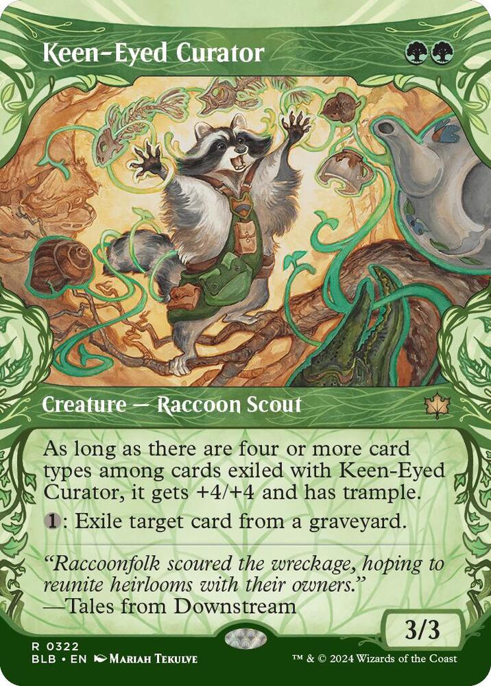Keen-Eyed Curator 322 (Bloomburrow)  | Good Games Adelaide SA