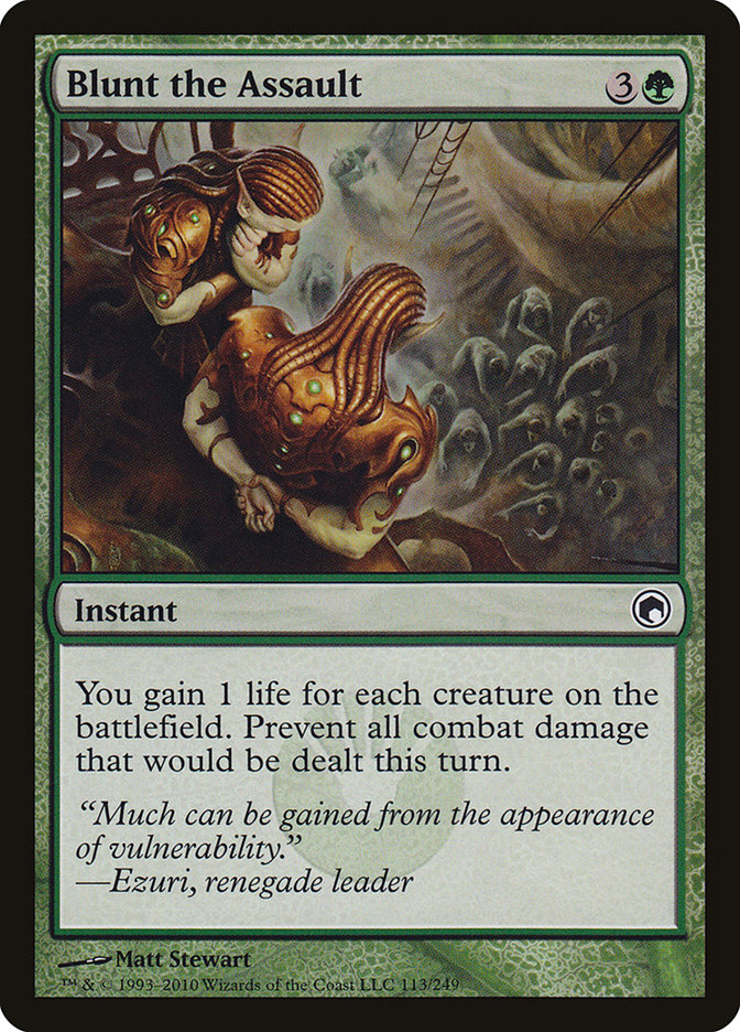 Blunt the Assault 113 (Scars of Mirrodin)  - Foil | Good Games Adelaide SA