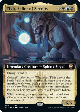 Tivit Seller of Secrets Extended Art 109 (Commander: Streets of New Capenna)  | Good Games Adelaide SA