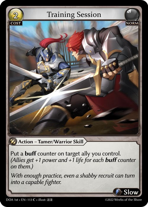 Training Session (113) [Dawn of Ashes: 1st Edition] | Good Games Adelaide SA