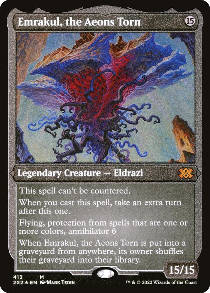 Emrakul the Aeons Torn Foil Etched 413 (Double Masters 2022)  - Foil | Good Games Adelaide SA