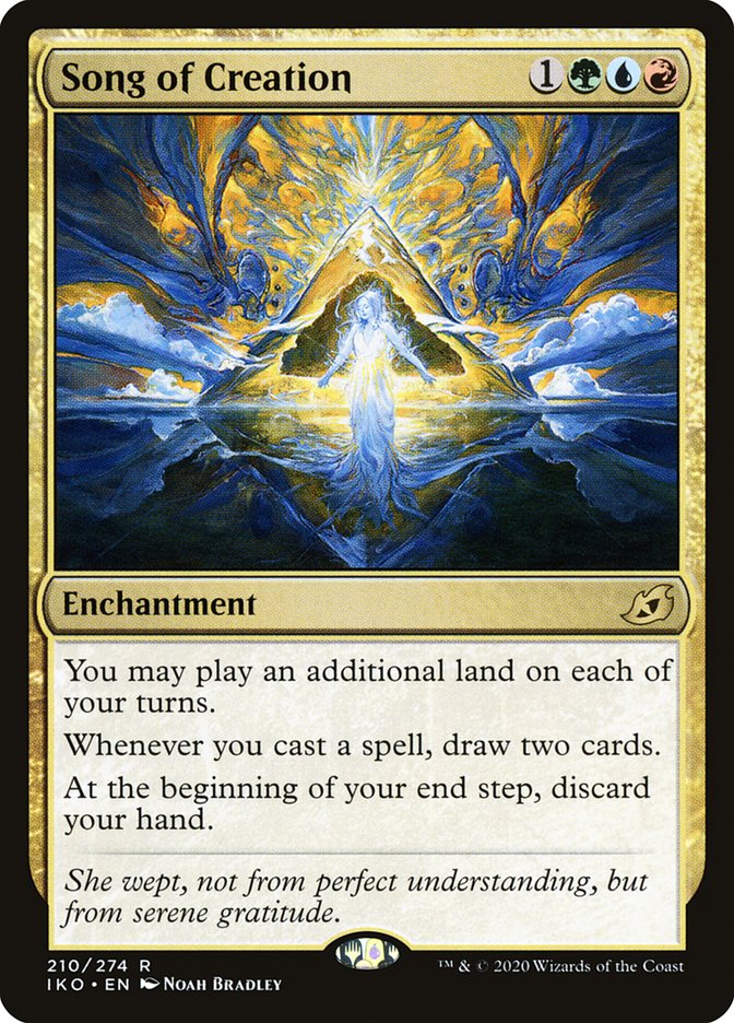 Song of Creation 210 (Ikoria: Lair of Behemoths)  - Foil | Good Games Adelaide SA
