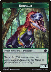 Dragon // Dinosaur Double-Sided Token [Game Night 2019 Tokens] | Good Games Adelaide SA