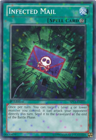 Infected Mail [SP13-EN033] Starfoil Rare | Good Games Adelaide SA