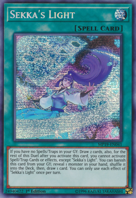 Sekka's Light [MP19-EN041] Prismatic Secret Rare | Good Games Adelaide SA