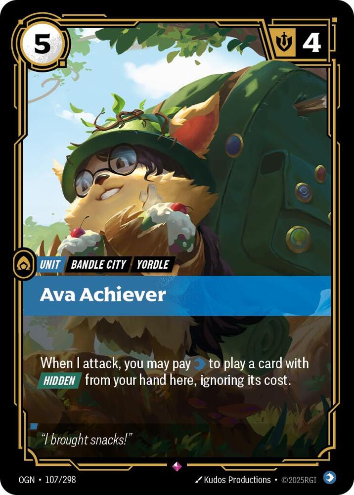 Ava Achiever 107/298 (Origins)  - Foil | Good Games Adelaide SA