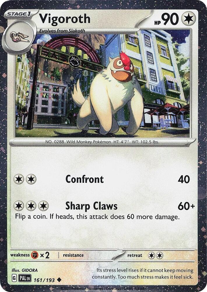 Vigoroth 161/193 (Miscellaneous Cards & Products)  - Cosmo Holofoil | Good Games Adelaide SA