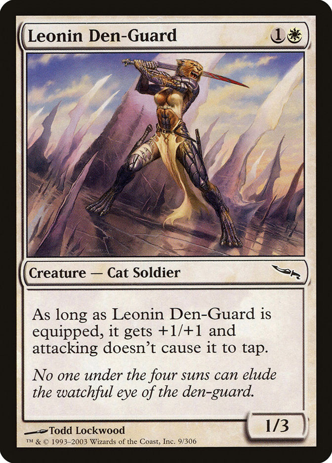 Leonin Den-Guard 9 (Mirrodin)  | Good Games Adelaide SA