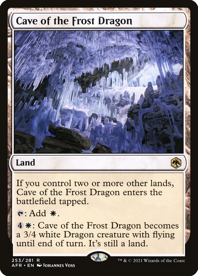 Cave of the Frost Dragon 253 (Adventures in the Forgotten Realms)  | Good Games Adelaide SA
