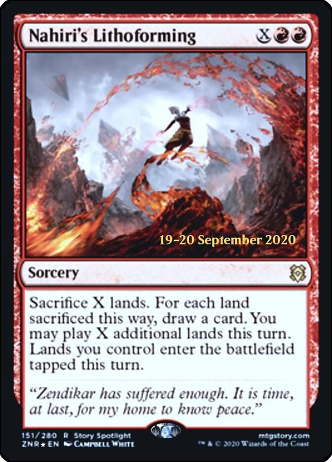 Nahiris Lithoforming 151 (Prerelease Cards)  - Foil | Good Games Adelaide SA