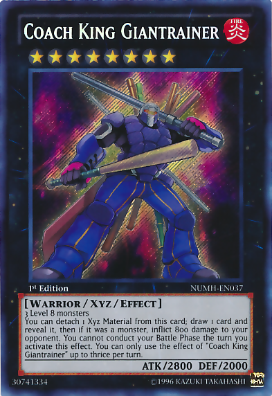 Coach King Giantrainer [NUMH-EN037] Secret Rare | Good Games Adelaide SA