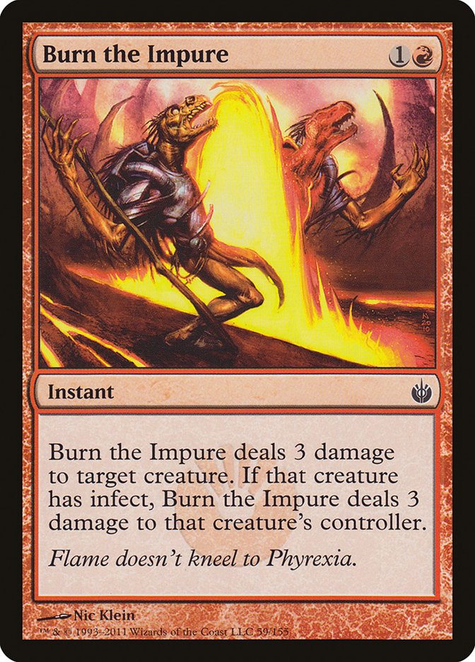 Burn the Impure 59 (Mirrodin Besieged)  | Good Games Adelaide SA