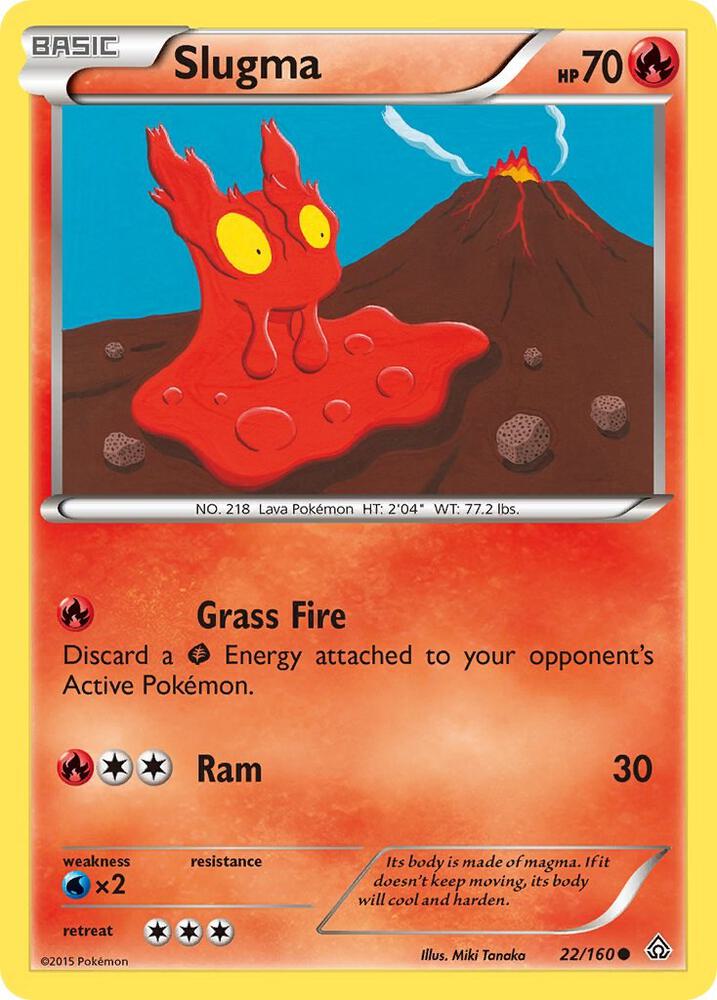 Slugma 22/160 (XY - Primal Clash)  | Good Games Adelaide SA