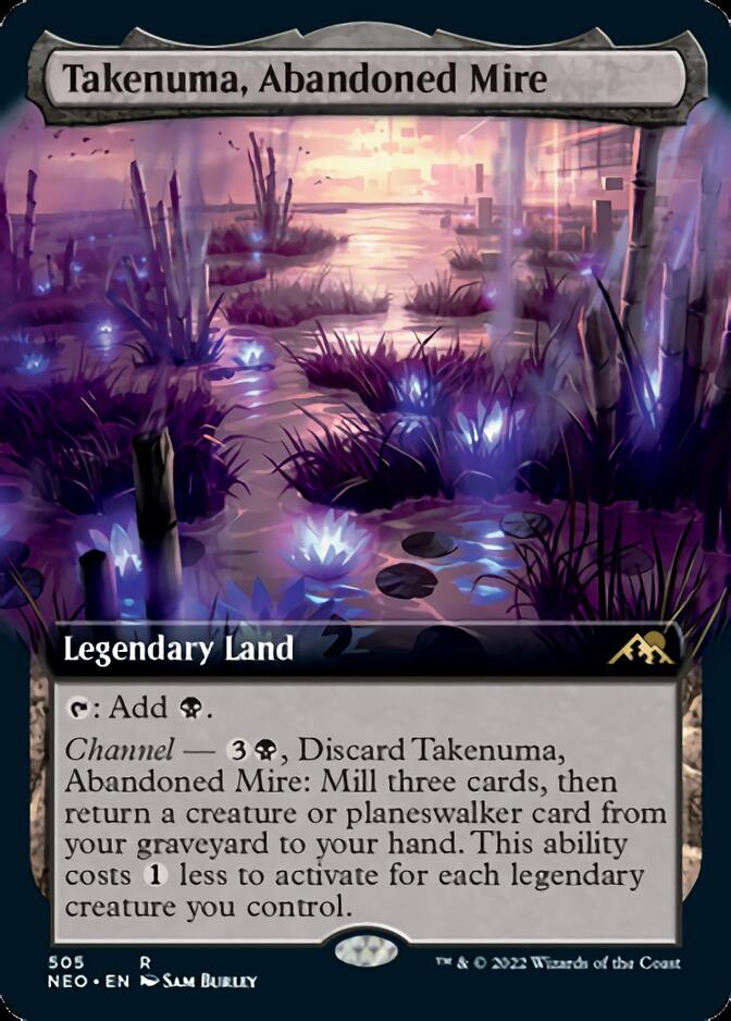 Takenuma, Abandoned Mire (Extended) [Kamigawa: Neon Dynasty] | Good Games Adelaide SA