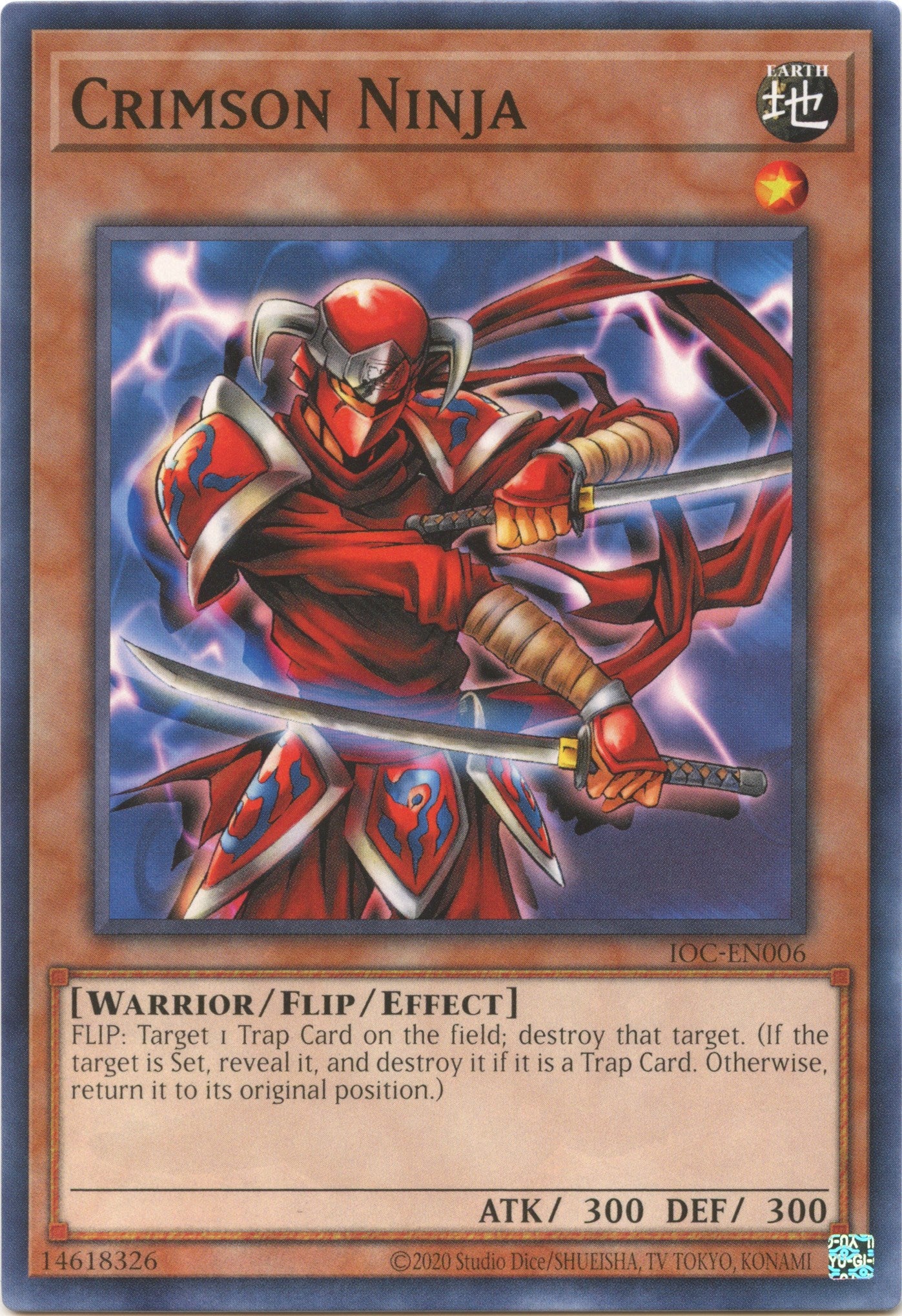 Crimson Ninja (25th Anniversary) [IOC-EN006] Common | Good Games Adelaide SA