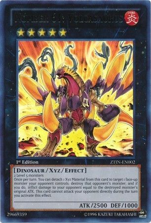 Number 61: Volcasaurus [ZTIN-EN002] Ultra Rare | Good Games Adelaide SA