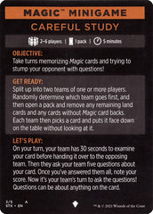 Careful Study (Magic Minigame) [Strixhaven: School of Mages Minigame] | Good Games Adelaide SA
